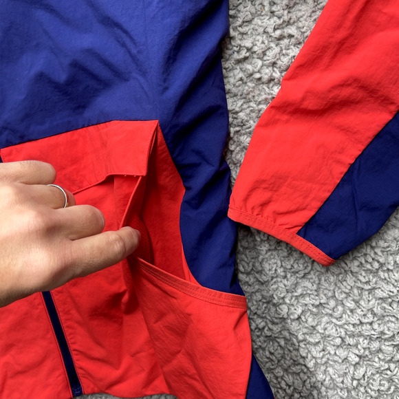 Nike USA Soccer Full Zip Windbreaker Jacket M Olympic Exclusive Giant Swoosh - Picture 6 of 14